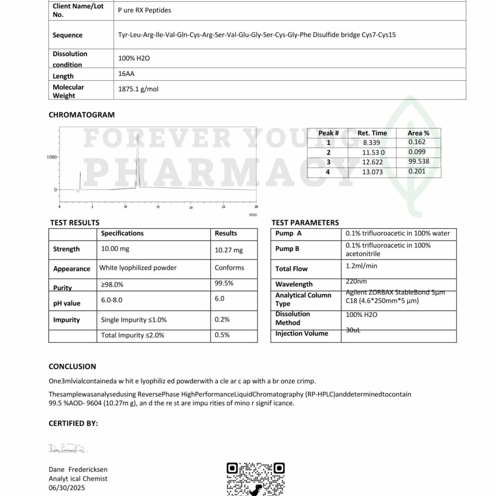 Peptide Aod 9604 10Mg 1
