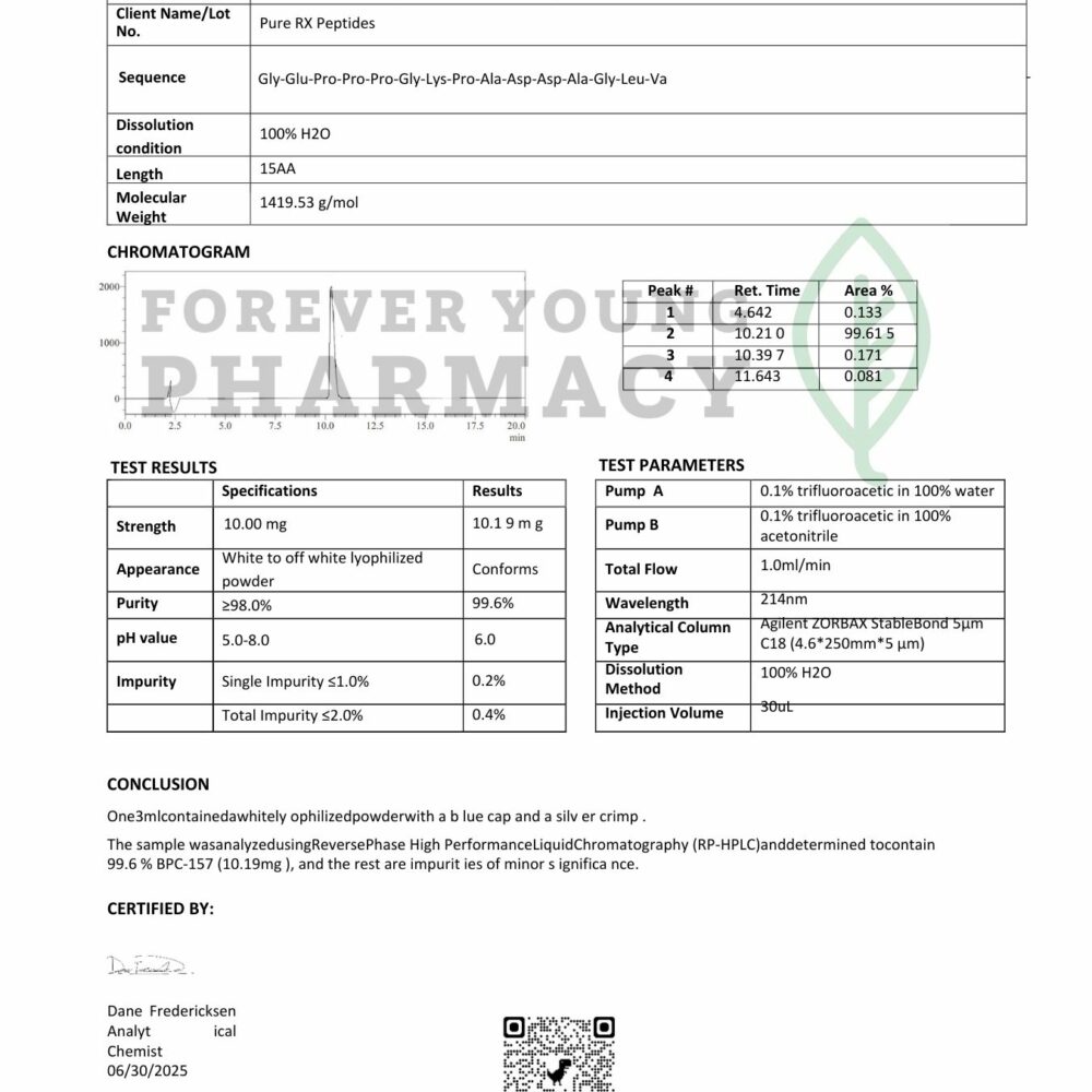 Peptide Bpc157 10Mg 1
