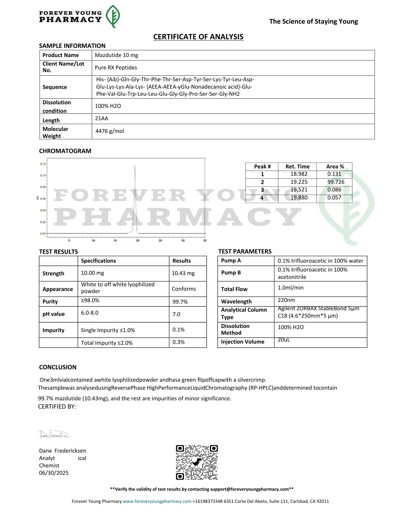 Peptide Mazdutide 10mg Peptide Mazdutide 10Mg