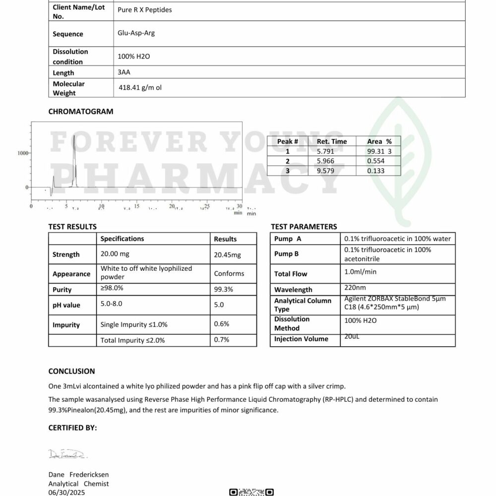 Peptide Pinealon 20Mg