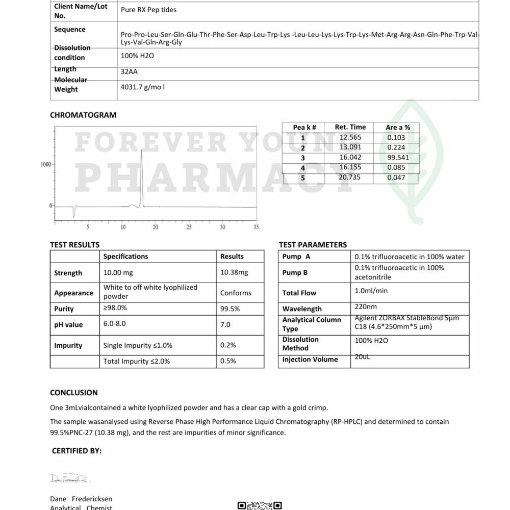 Peptide Pnc 27 10Mg