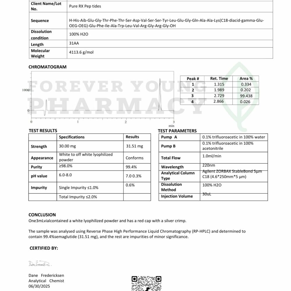 Peptide Semaglutide 30Mg