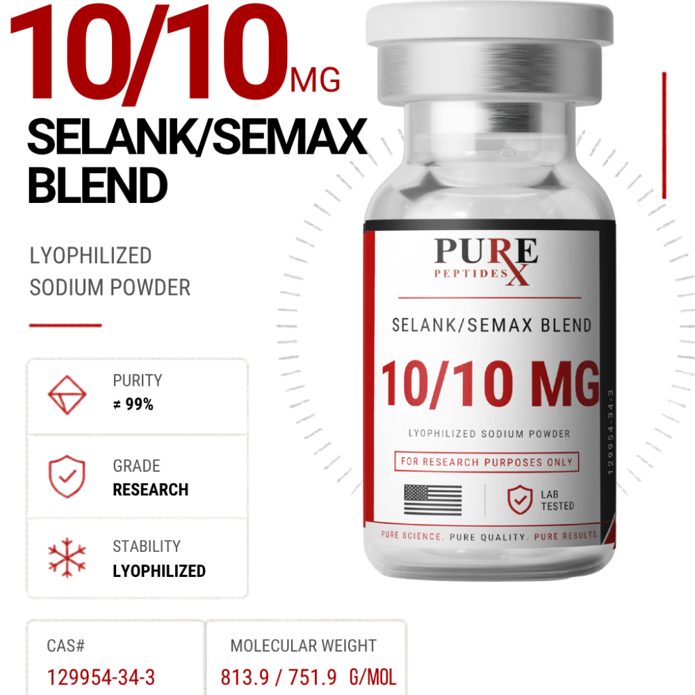 Selank Semax Blend 10mg/10mg